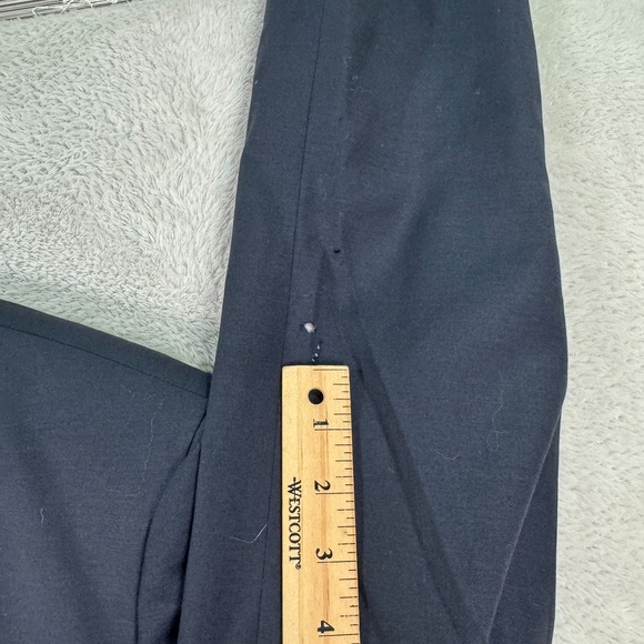 Joseph Abboud Mens 42L Blazer Jacket Navy Blue 100% Wool Casual Lightweight - Picture 9 of 15